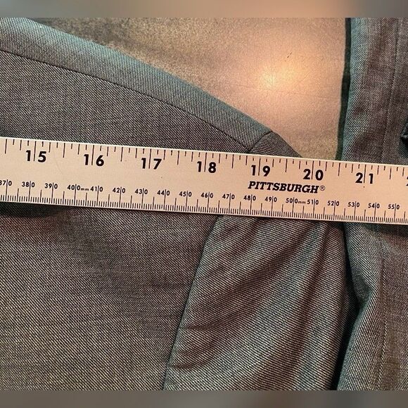 Ralph Lauren Chaps Men’s Blazer Sports Coat 42R Gray Wool Cashmere 2 Button - Picture 5 of 9
